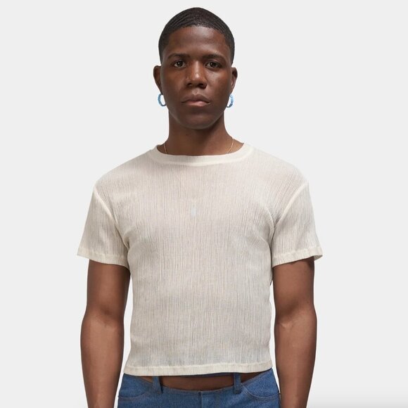 NEW K.NGSLEY Off-White "Uncut" T-Shirt Size XS - Picture 10 of 10